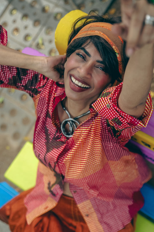 Floral Oversized Shirt for Women X Ratikha Venugopal