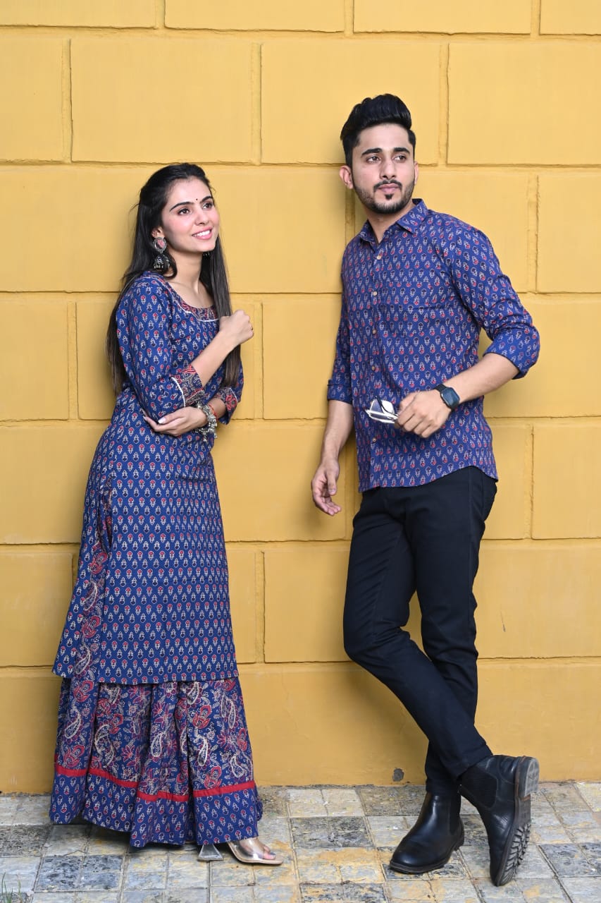 Matching Shirt and Dress for Siblings Couple - Main Image