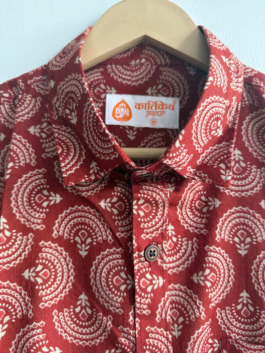 Festive Edit Cotton Mens Full Sleeves Shirt