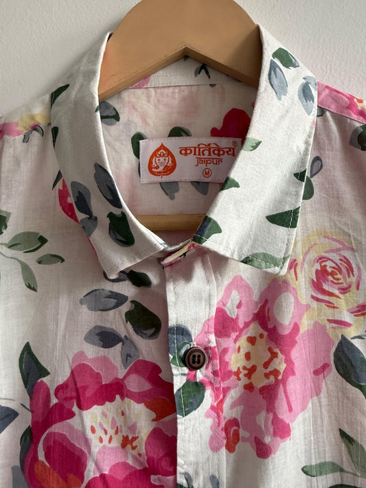 Party Wear Casual Cotton Mens Full Sleeves Shirt