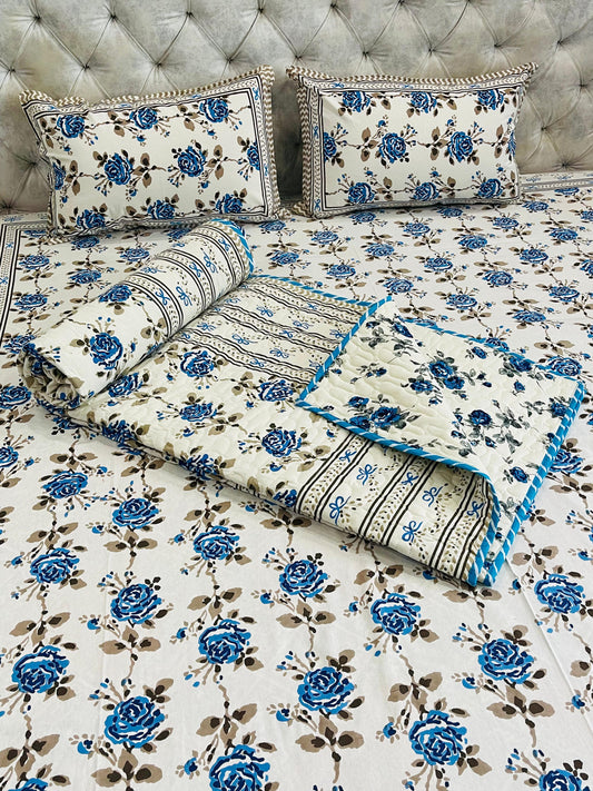 Block Printed Bedding Set