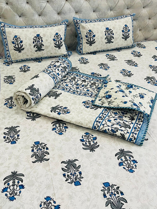 Block Printed Bedding Set