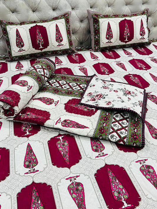 Block Printed Bedding Set