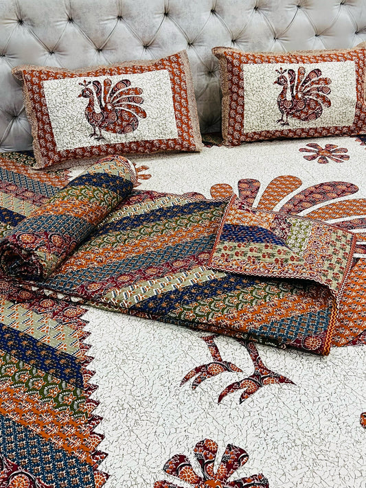 Block Printed Bedding Set