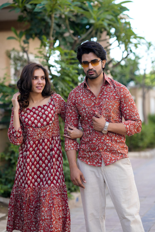 Matching Shirt and One Piece Dress