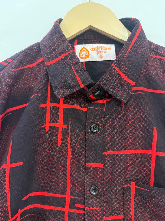 Kartikeya Jaipur Mens Printed Casual Shirt - Party Edit