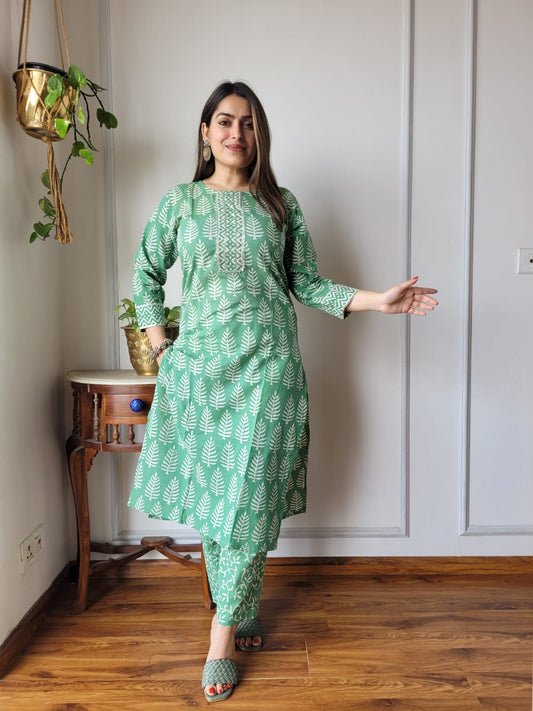 Women’s Cotton Kurti With Pant
