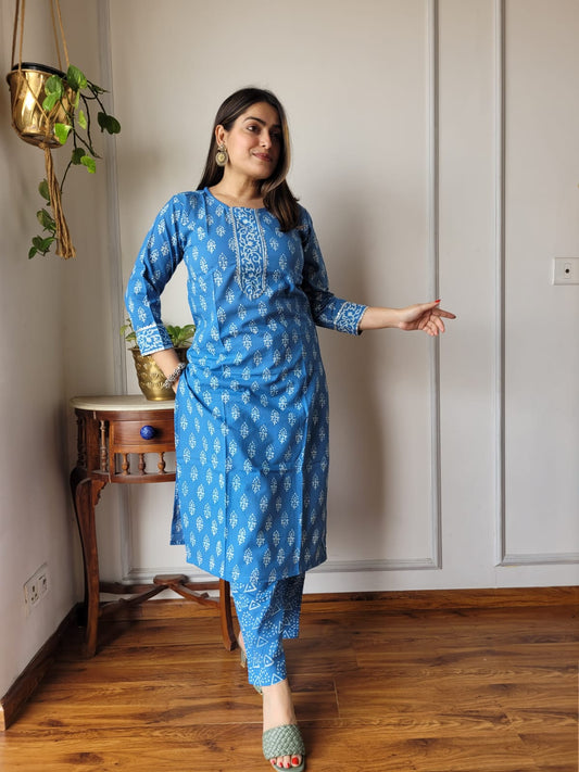 Women’s Cotton Kurti With Pant
