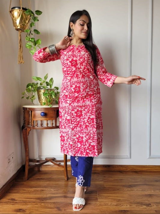 Women’s Cotton Kurti With Pant