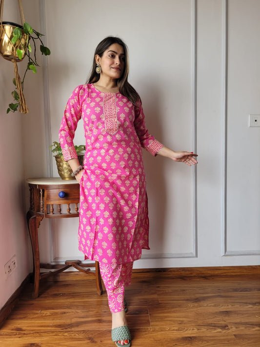 Women’s Cotton Kurti With Pant