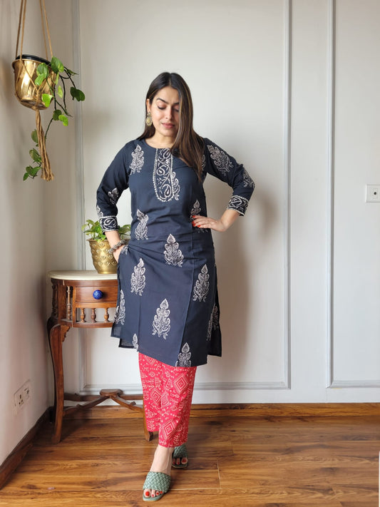 Women’s Cotton Kurti With Pant