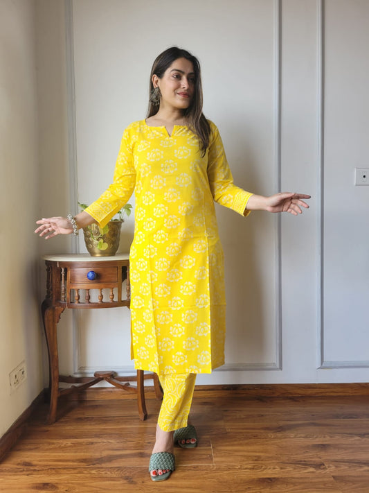 Women’s Cotton Kurti With Pant