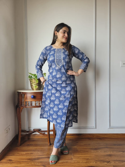 Women’s Cotton Kurti With Pant
