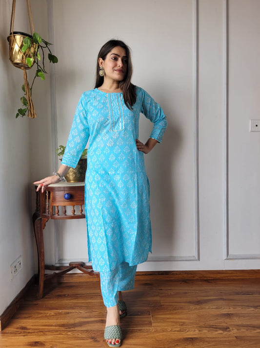 Women’s Cotton Kurti With Pant