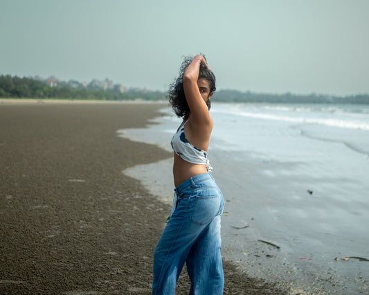 Cotton Padded Lace Bralette