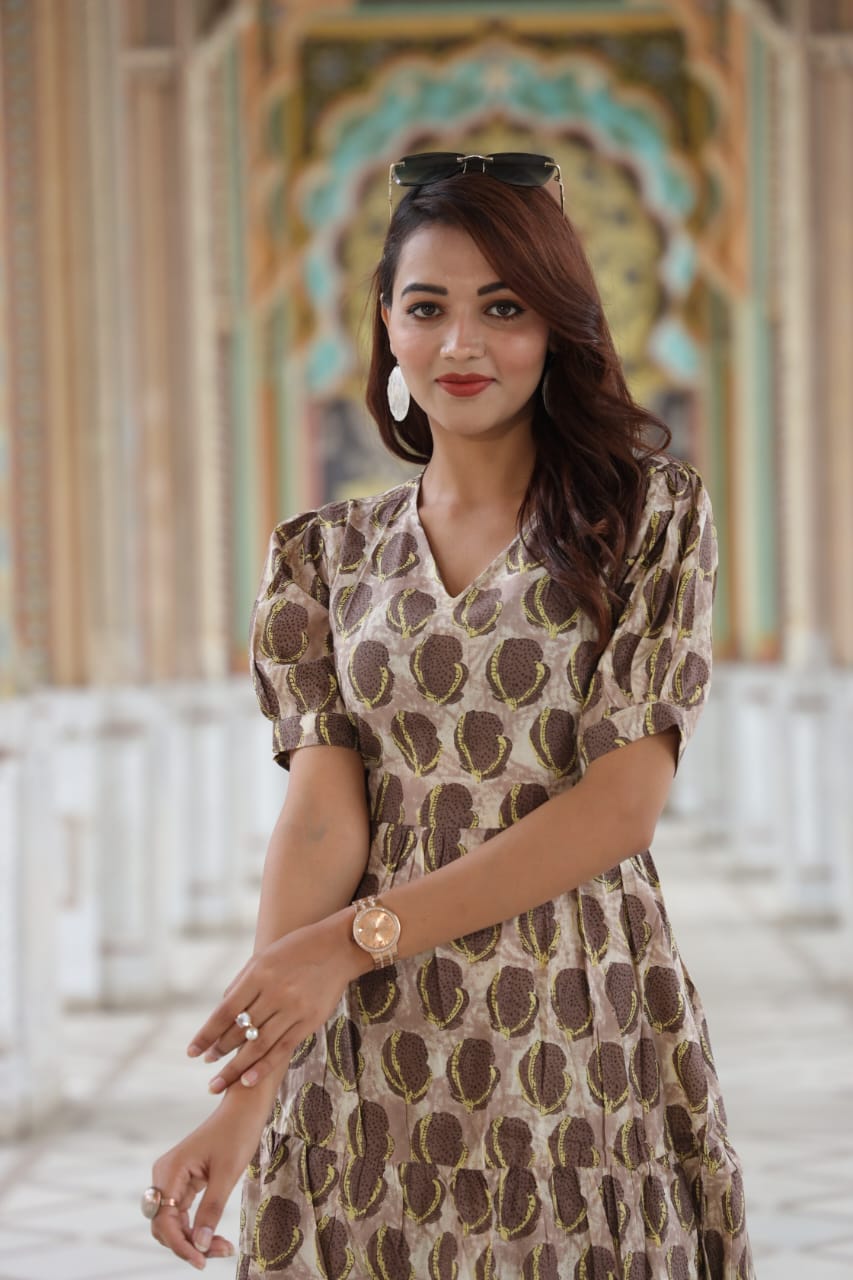 Stylish Casual New Long One Piece Dress Large Size Women's Long One-piece Dress For Spring, Summer, And