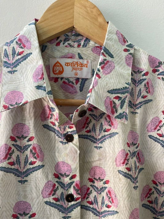 Floral Full Sleeve Shirt for Women