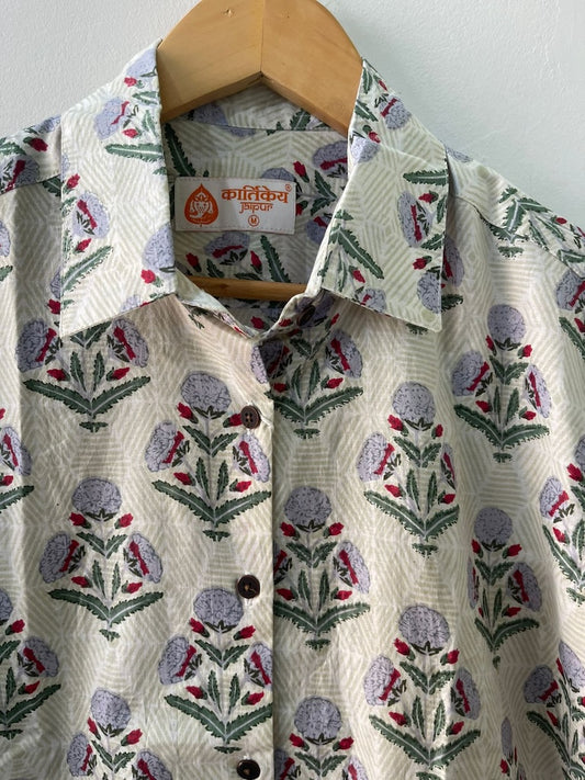 Floral Full Sleeve Shirt for Women