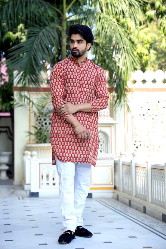 Plus Size Long Kurtas for Men