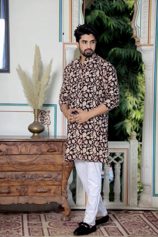 Plus Size Long Kurtas for Men