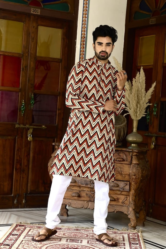 Plus Size Long Kurtas for Men