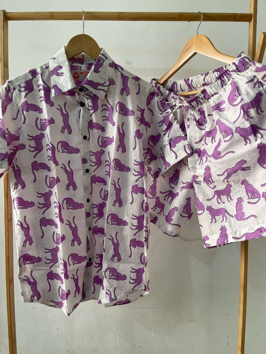 Jungle Breezy Half Co ord Sets for Mens