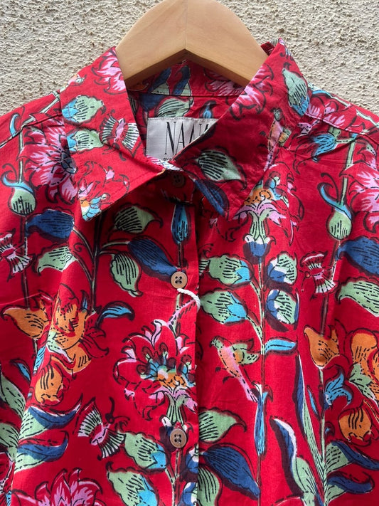 NAAN Floral Oversized Shirt for Women X Ratikha Venugopal