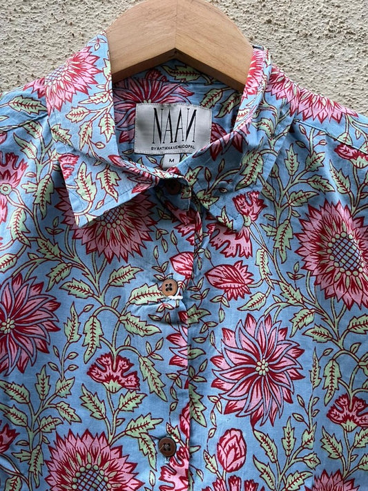 NAAN Floral Oversized Shirt for Women X Ratikha Venugopal