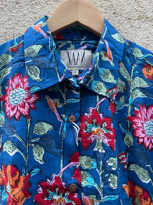 Floral Oversized Shirt for Women NAAN By Ratikha Venugopal