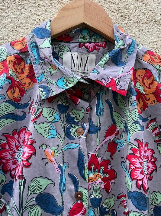 NAAN Floral Oversized Shirt for Women X Ratikha Venugopal