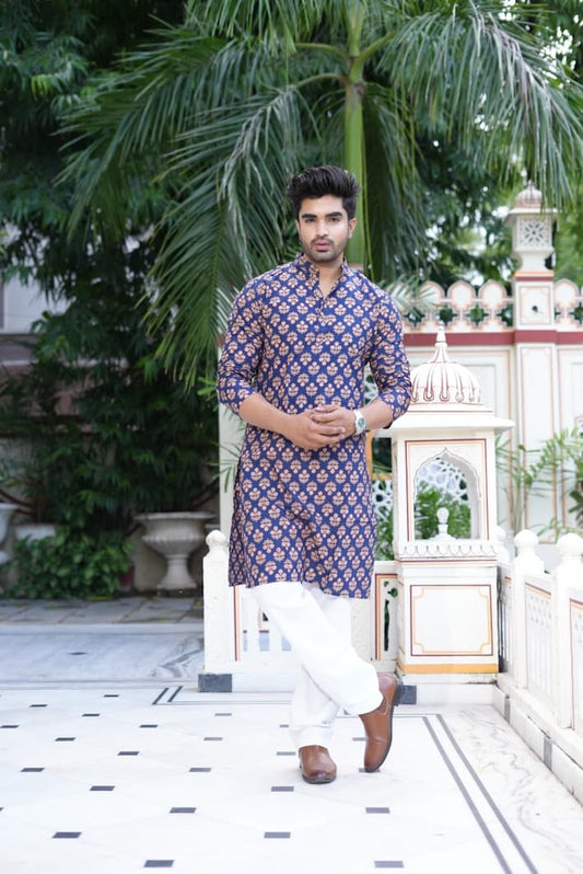 Plus Size Long Kurtas for Men