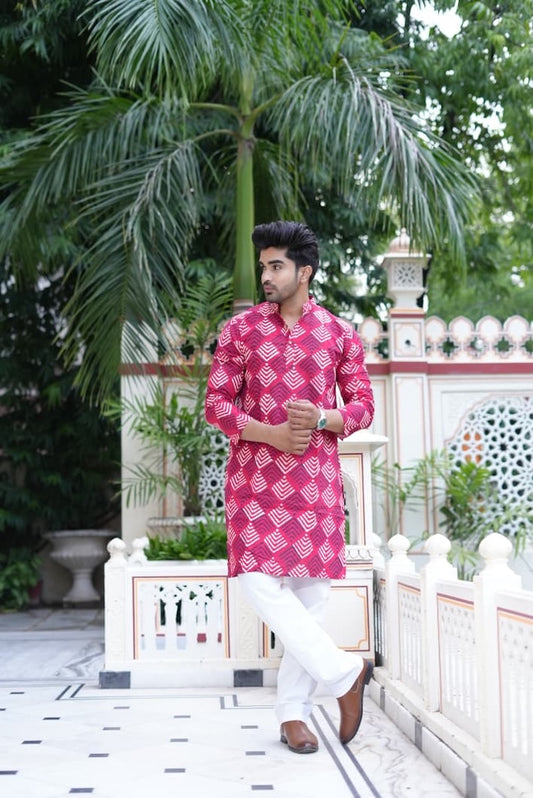 Plus Size Long Kurtas for Men