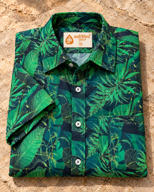 Cotton Blend Casual Shirt For Men