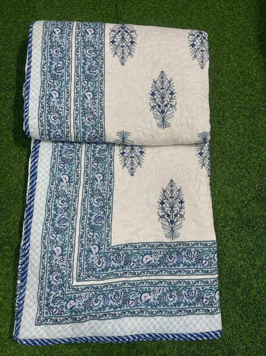 Hand Block Printed Jaipuri Quilts