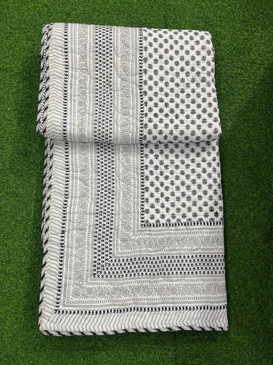 Hand Block Printed Jaipuri Quilts