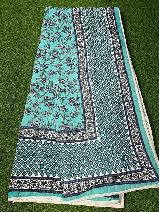 Hand Block Printed Jaipuri Quilts