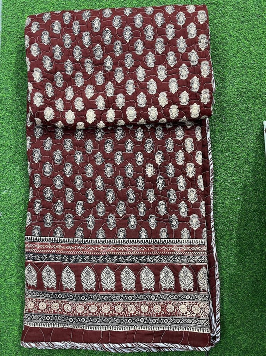Hand Block Printed Jaipuri Quilts