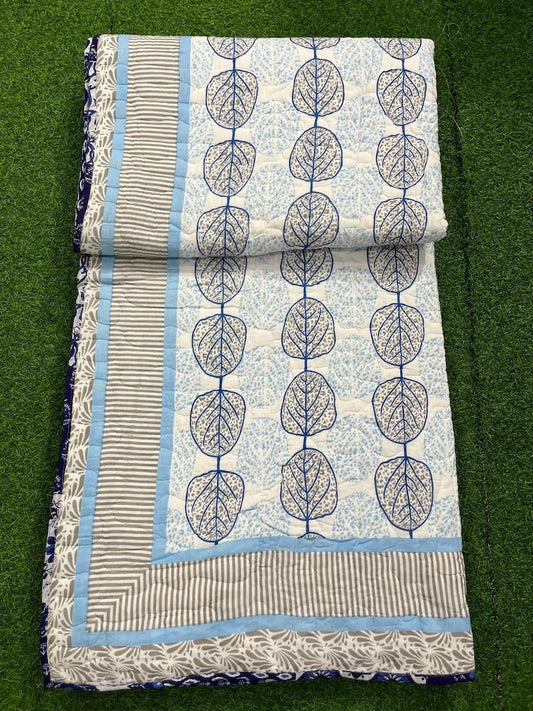 Hand Block Printed Jaipuri Quilts