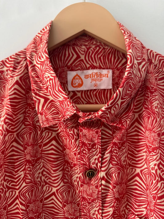 Lion King Printed Cotton Shirts For Men