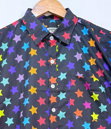 Printed Cotton Blended Shirt For Men