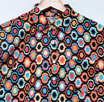 Cotton Blend Casual Shirt For Men