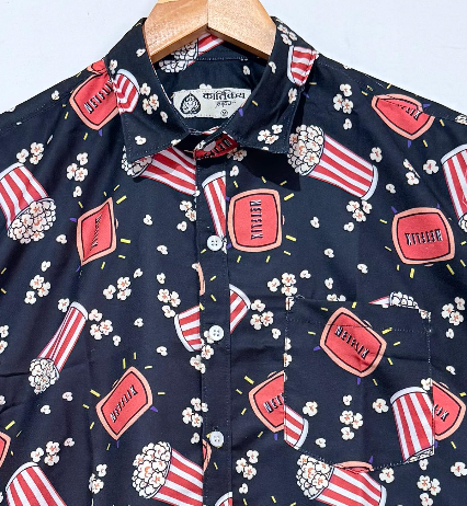 Cotton Blend Casual Shirt For Men