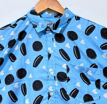 Cotton Blend Casual Shirt For Men