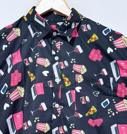 Cotton Blend Casual Shirt For Men