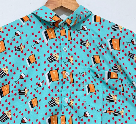 Cotton Blend Casual Shirt For Men