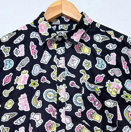 Cotton Blend Casual Shirt For Men