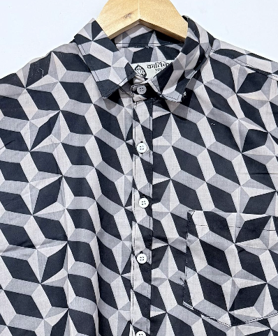 Cotton Blend Casual Shirt For Men