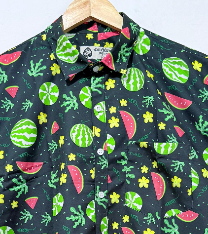 Cotton Blend Casual Shirt For Men