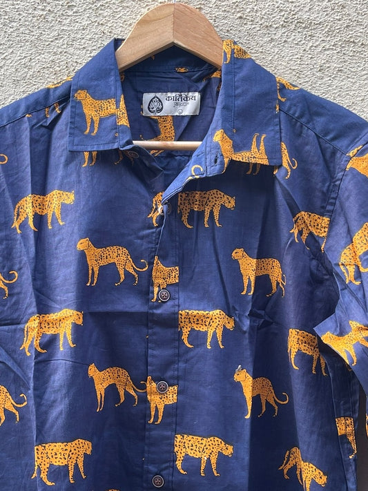 Jungle Print Full Sleeve Shirt for Men