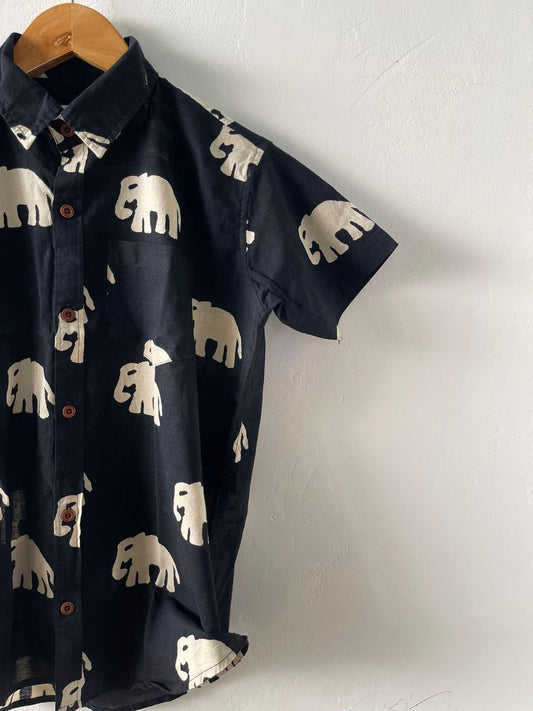 Play Bold Vintage Cotton Shirt for Boys- Oversized